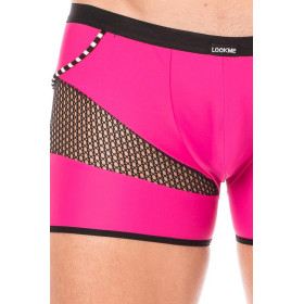 Boxer magenta filet et corde - LM2004-67MAG