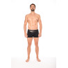 Boxer noir simili cuir brillant - LM2001-67BLK