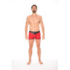 Boxer rouge simili cuir brillant - LM2001-67RED