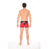 Boxer rouge simili cuir brillant - LM2001-67RED