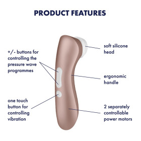 Stimulateur clitoridien Pro 2+ Satisfyer - CC597140