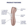 Stimulateur clitoridien Pro 2+ Satisfyer - CC597140
