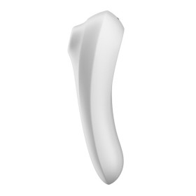 Vibromasseur et stimulateur de clitoris blanc connecté Dual Pleasure Satisfyer - CC5972590020