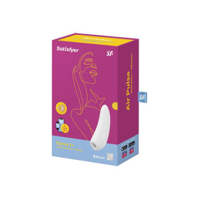 Stimulateur clitoridien connecté blanc Curvy 1+ Satisfyer - CC5972390020