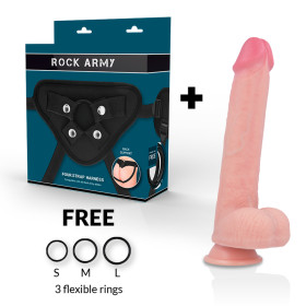 ROCKARMY - ARN S + GODE EN SILICONE LIQUIDE PREMIUM KINGCOBRA 24CM