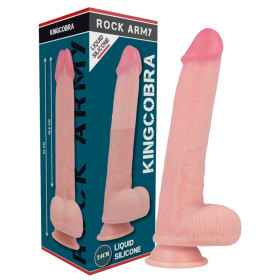 ROCKARMY - ARN S + GODE EN SILICONE LIQUIDE PREMIUM KINGCOBRA 24CM