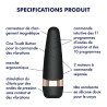 Stimulateur clitoridien noir Pro 3+ Satisfyer - CC597141