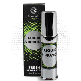 Liquide vibrant effet frais à la menthe unisexe 15ml - SP5976