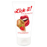 Lubrifiant et gel de massage végétalien comestible goût fraise 50ml - R625736