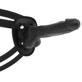 COCK MILLER - HARNAIS + SILICONE DENSITÉ ARTICULABLE COCKSIL NOIR 18 CM