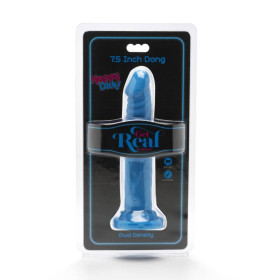 GET REAL - HAPPY DICKS DONG 19 CM BLEU