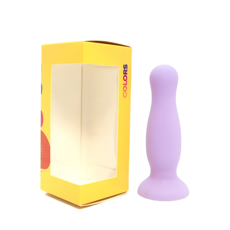 Plug anal ventouse violet pastel taille S - A-001-S-PUR