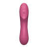 2 en 1 Stimulateur de clitoris et vibromasseur Curvy Trinity 3 rouge Satisfyer - CC597772