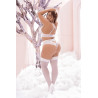 Soutien-gorge blanc et string grande taille - MAL8671XWHT