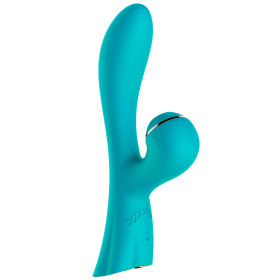 Vibromasseur double stimulation point G et clitoris par vibrations membrane - FAIRYBLUE