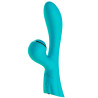 Vibromasseur double stimulation point G et clitoris par vibrations membrane - FAIRYBLUE