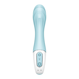 Vibromasseur gonflant connecté bleu USB Air Pump Vibrator 5+ Satisfyer - CC597802