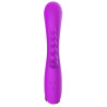 Vibromasseur triple stimulation très puissant violet USB - WS-NV062PUR