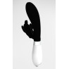 Vibromasseur rabbit noir papillon silicone - VV168