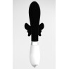 Vibromasseur rabbit noir papillon silicone - VV168