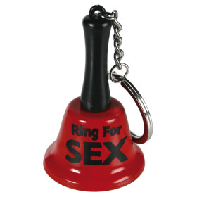 Cloche rouge porte clefs "Ring For Sex" - R700088