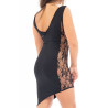 Robe noire Adelina - LDC02BLK