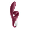 Vibromasseur rabbit point G rouge double stimulation clitoridienne Touch Me Satisfyer - CC597811SA