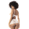 Ensemble lingerie trois pièces blancs - MAL8738WHT