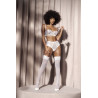 Ensemble de lingerie sexy blanc deux pièces - MAL8739WHT