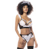 Costume femme de chambre 3 pièces  - MAL6484COS