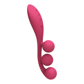 clitoridienne Tri Ball rouge USB Satisfyer - CC597817