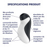 Stimulateur de clitoris ORCA USB Satisfyer - CC597818