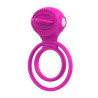 Anneau vibrant à 2 anneaux 1 mode de vibration très extensible rose - COR-043FUS