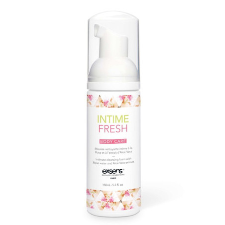 Mousse nettoyante intime à la rose de Damas et à l'extrait d'Aloe Vera 150ml - CC805035