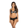 V-9481 Soutien-gorge - Noir et Argent