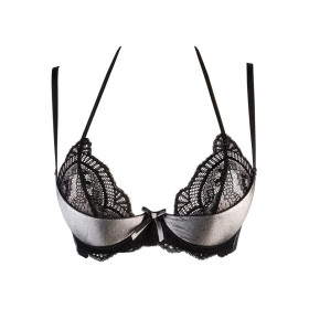 V-9481 Soutien-gorge - Noir et Argent