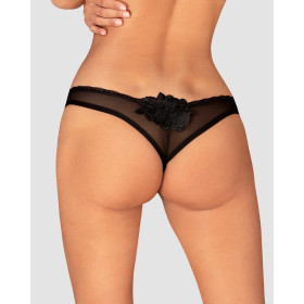 Latinesa string ouvert - Noir