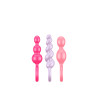 Plug anal Satisfyer Booty Call 3 pcs - Multicolor