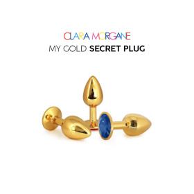 My Gold Secret Plug - Bleu