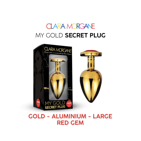 My Gold Secret Plug - Rouge