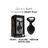 My Silicone Heart Plug - Noir