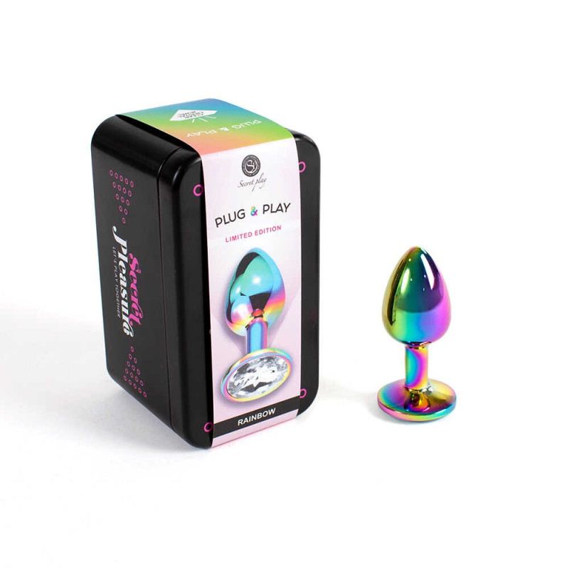 Plug anal secret play - Rainbow metal