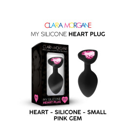 My Silicone Heart Plug - Gem rose