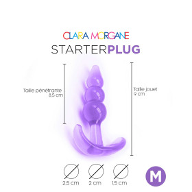 Starter plug Clara Morgane - Mauve (M)