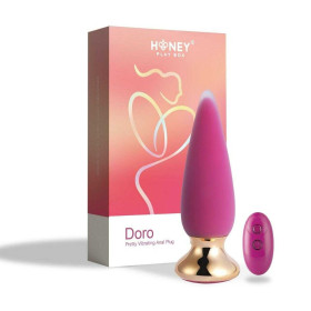 Doro plus - Plug anal vibrant télécommandé - Rose
