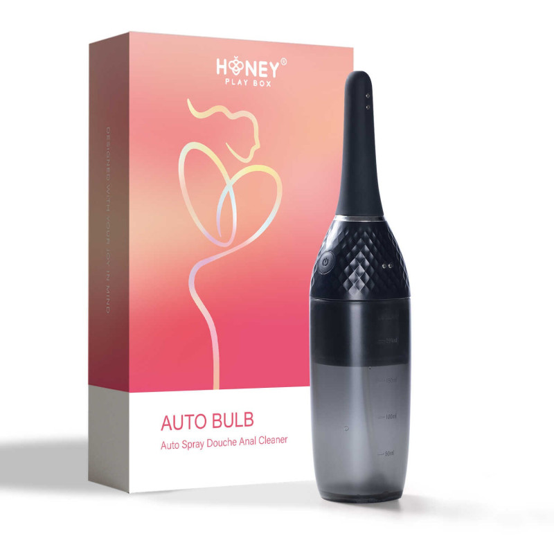 Auto Bulb - Nettoyeur anal automatique - Noir