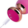 Pink holic - Plug anal vibrant télécommandé incurvé - Rose