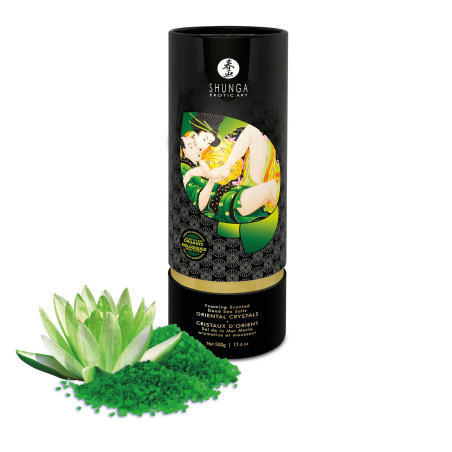 Sel de bain moussant - Cristaux d'orient - Fleur de Lotus BIO