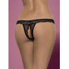 Miamor String ouvert - Noir