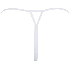 V-9828 String ouvert - Blanc